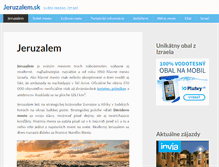 Tablet Screenshot of jeruzalem.sk